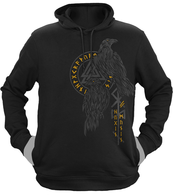 SALE Hoodie Odins Raben