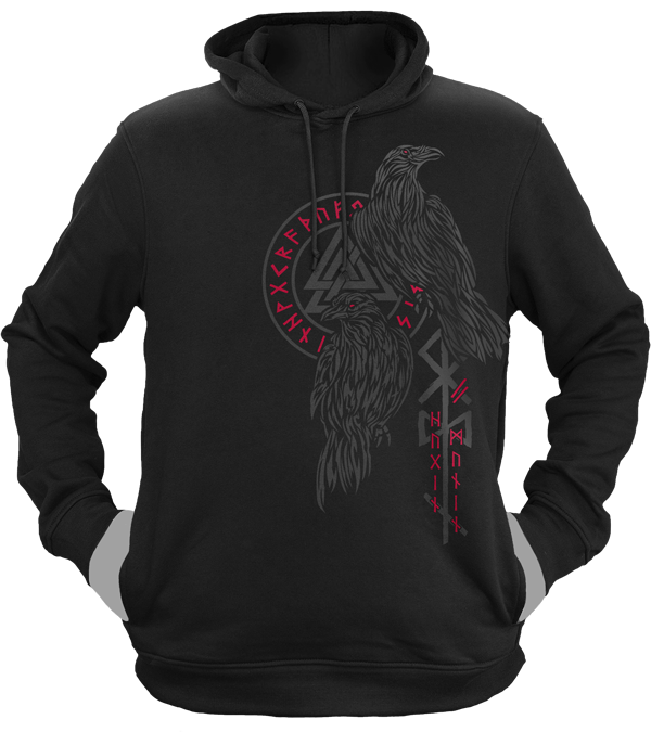 SALE Hoodie Odins Raben