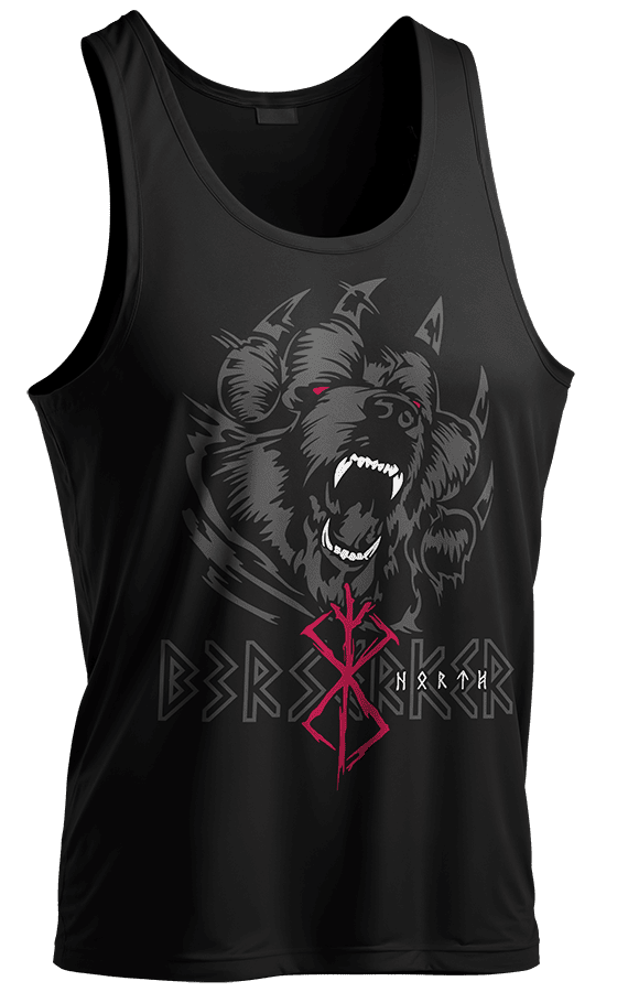 Bär Björn Krieger Berserker – Big Tank Top für Herren – North Legendary®