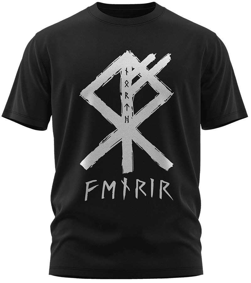 Fenris Wolfsrune – T-Shirt für Herren – North Legendary®