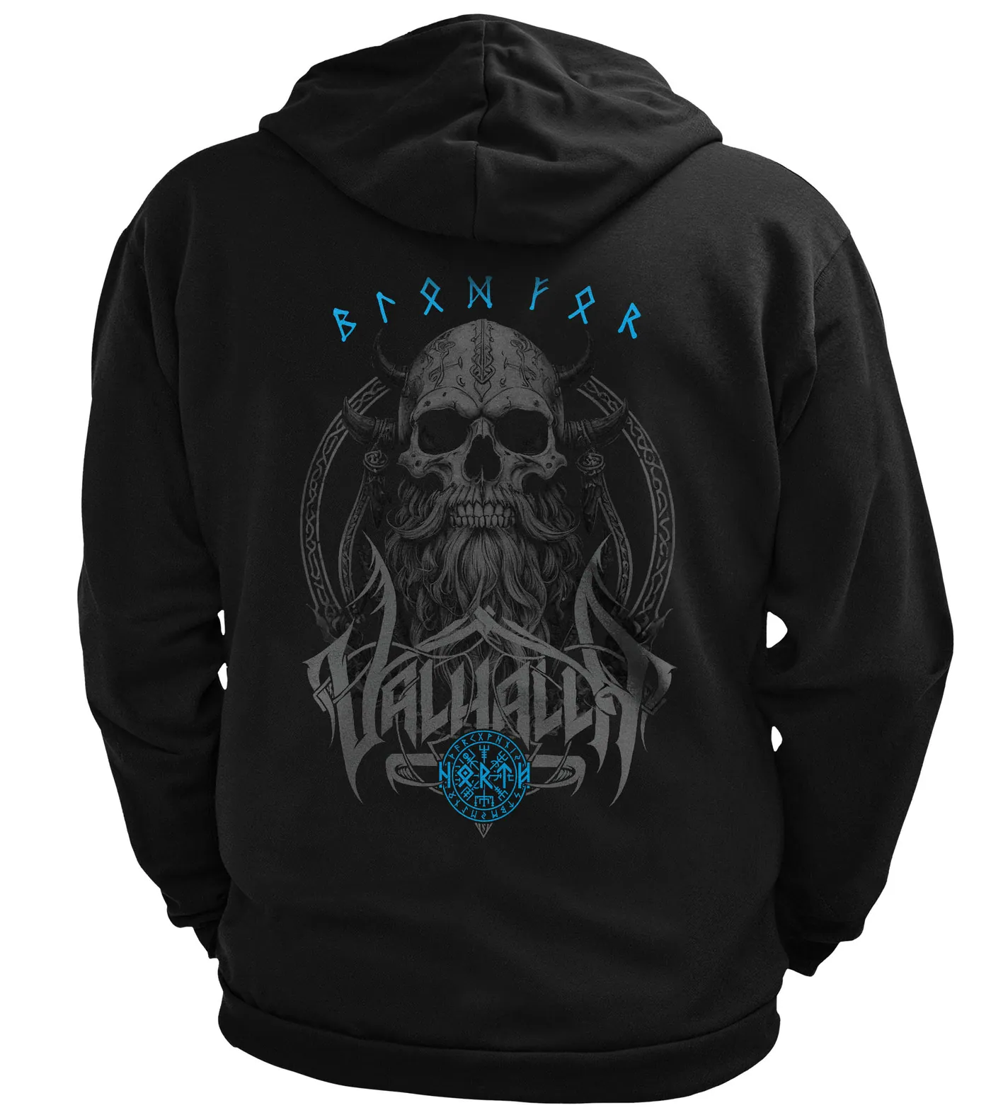 Skull Viking – Tiefseeblau
